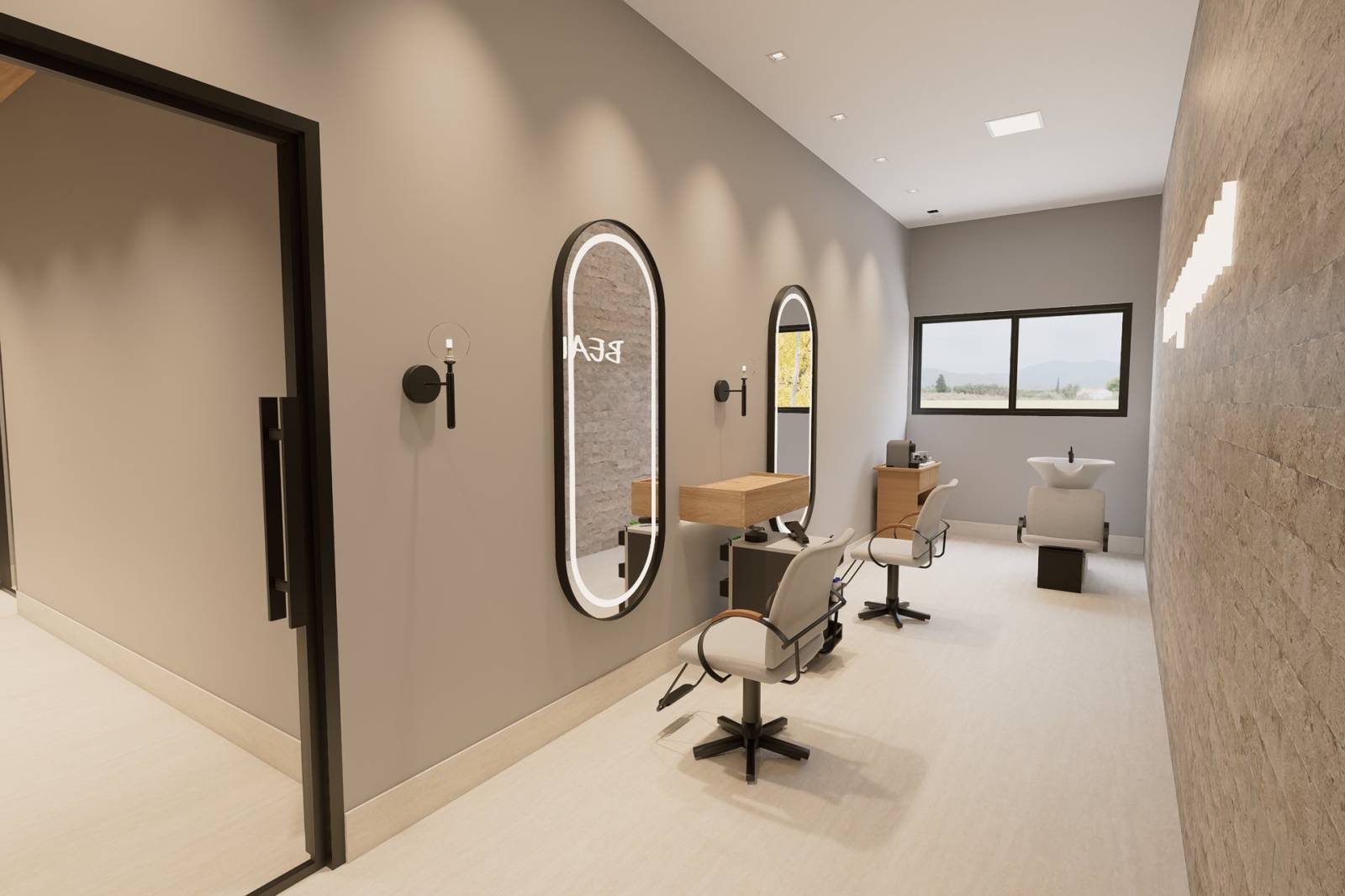 Espaço beleza e coworking