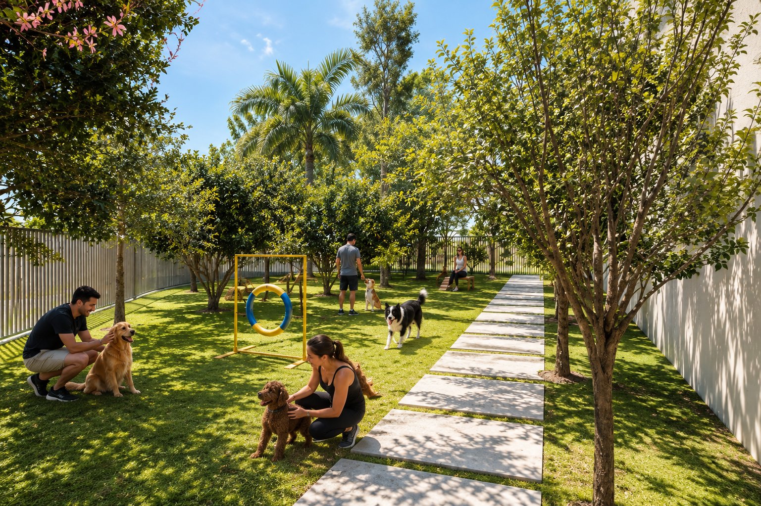 Espaço pet externo